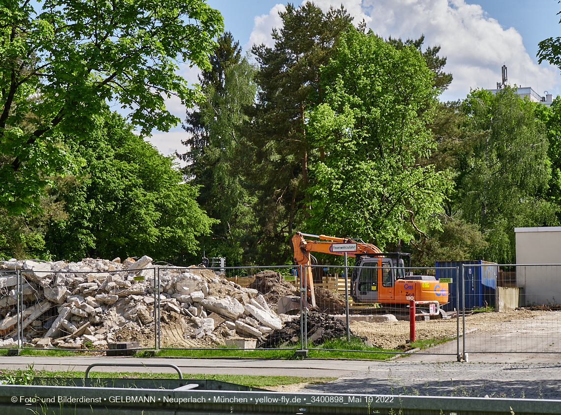 19.05.2022 - Baustelle am Haus für Kinder in Neuperlach